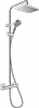 Hansgrohe Vernis Shape Zestaw prysznicowy termostatyczna natynkowy z deszczownicą chrom 26286000 